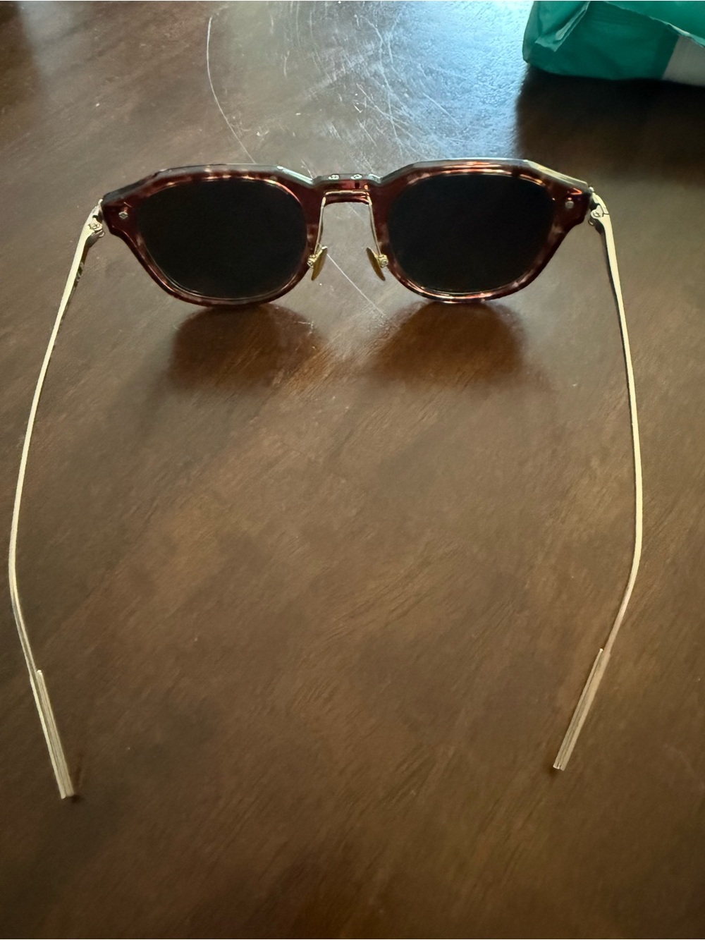 Maui Jim Kids Tortoise Frame Sunglasses with Gold Temples